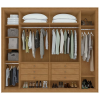 Roupeiro Lopas Imperatore 6 Portas Amendoa/Off White